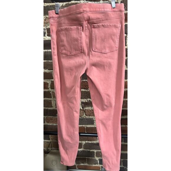 Spanx Women’s Jean Leggings Red Salmon Size XL Extra Large Skinny Stretch Pants - Picture 5 of 7
